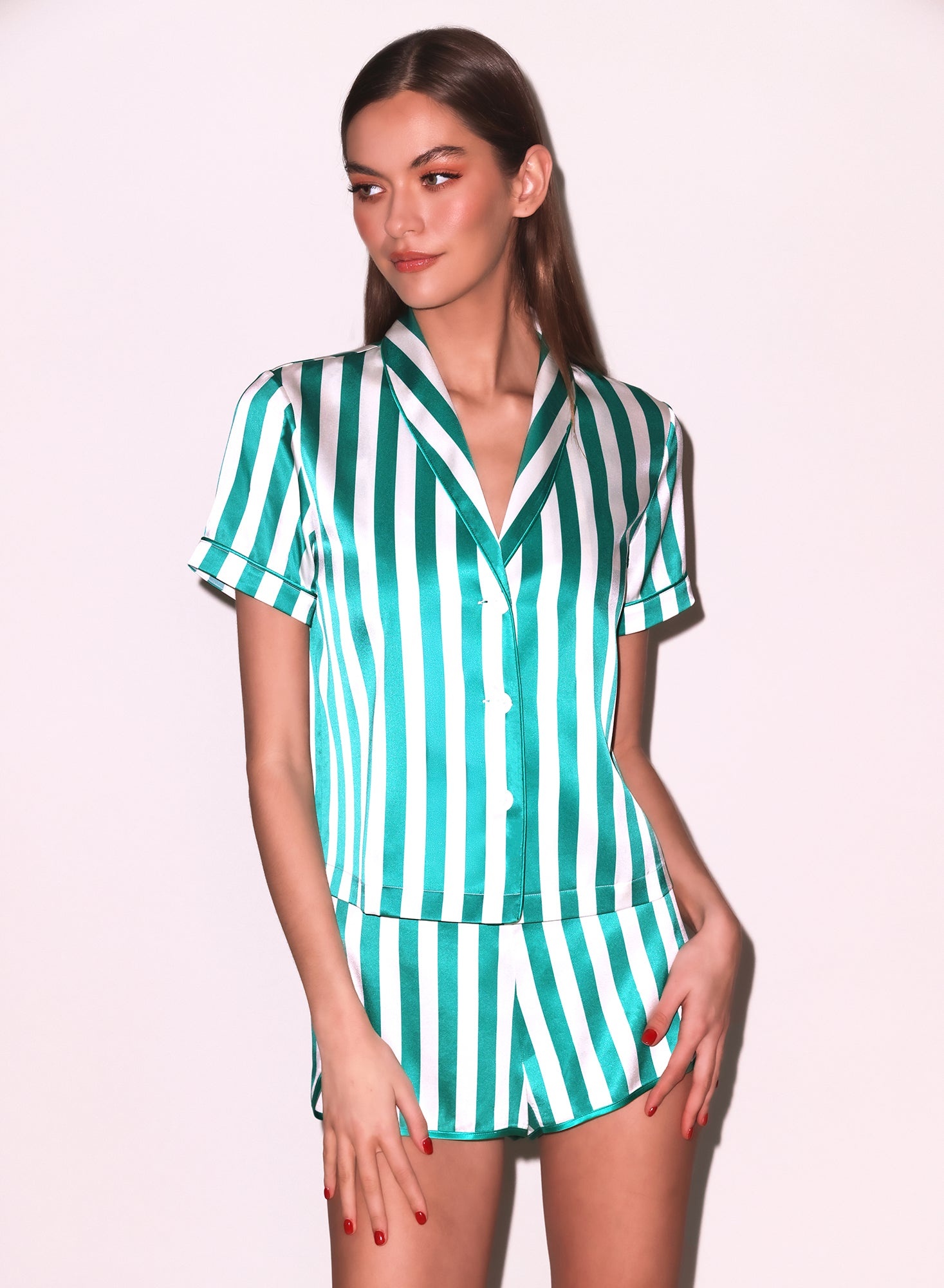 Riviera Stripe PJ Top - 4