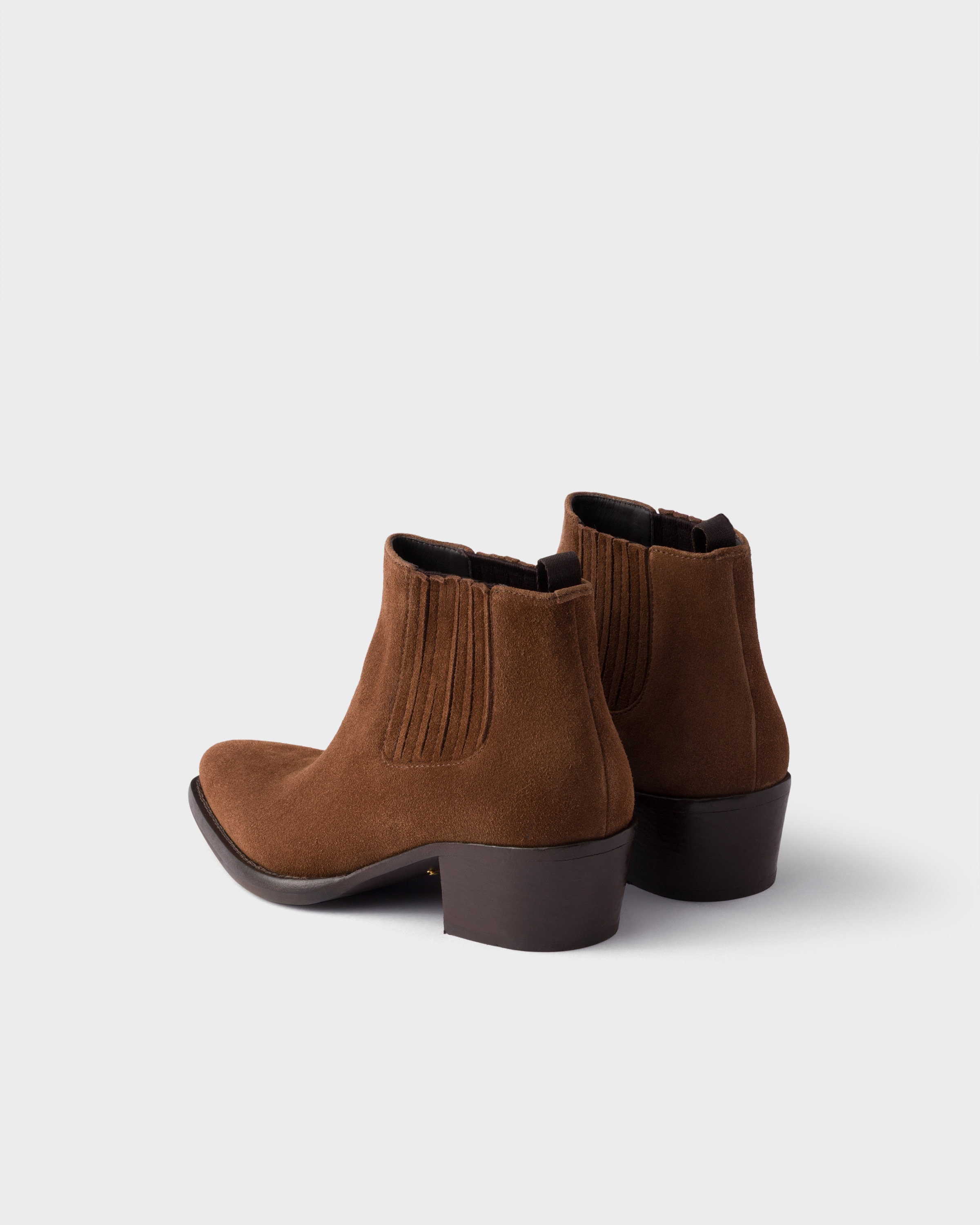 Suede booties - 5