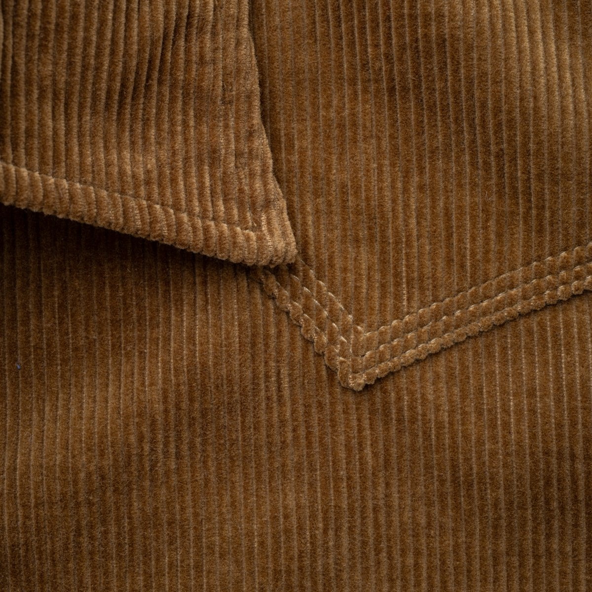 IHSH-398-CAM 11oz Corduroy Western Shirt - Camel - 14