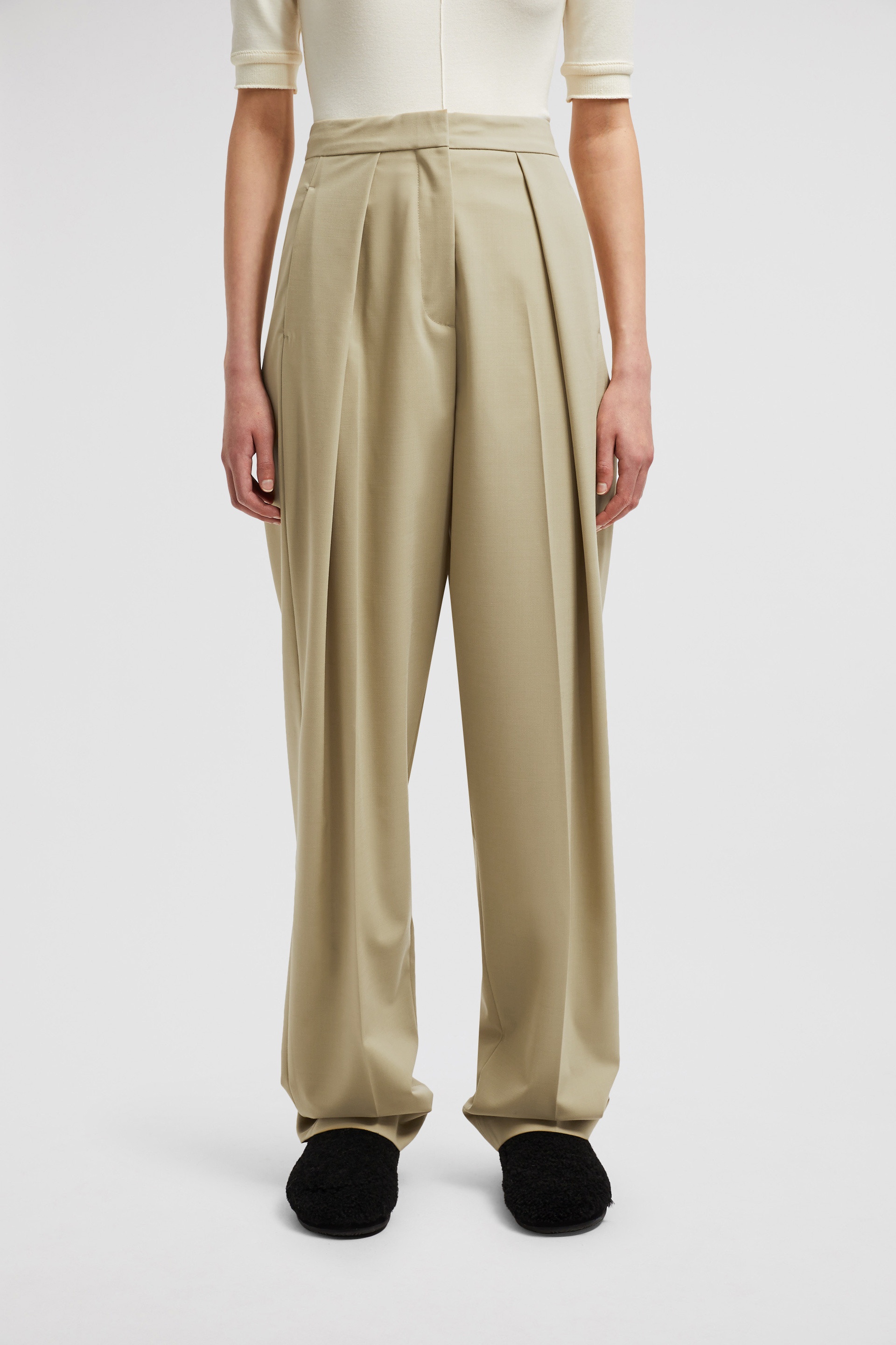 Wool Blend Pants - 3