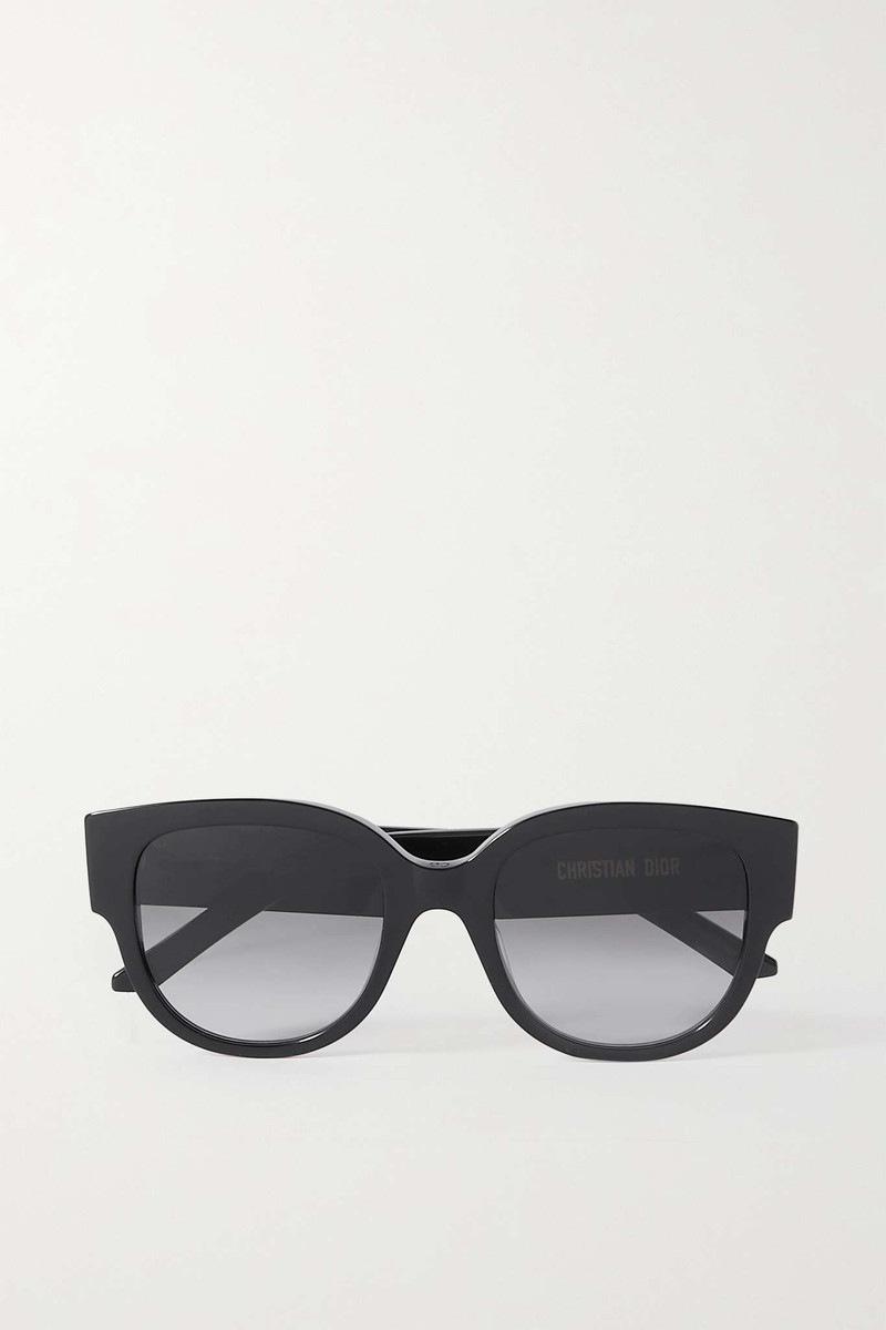 Wildior BU round-frame embossed acetate sunglasses - 1
