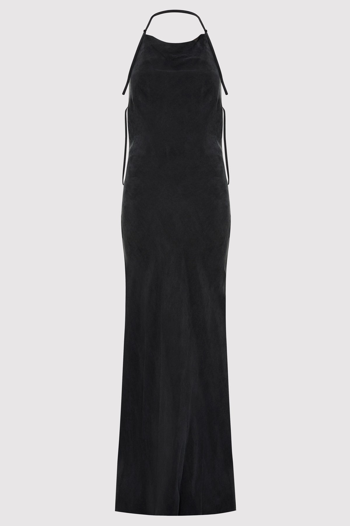 Adjustable Strap Dress - Black - 1