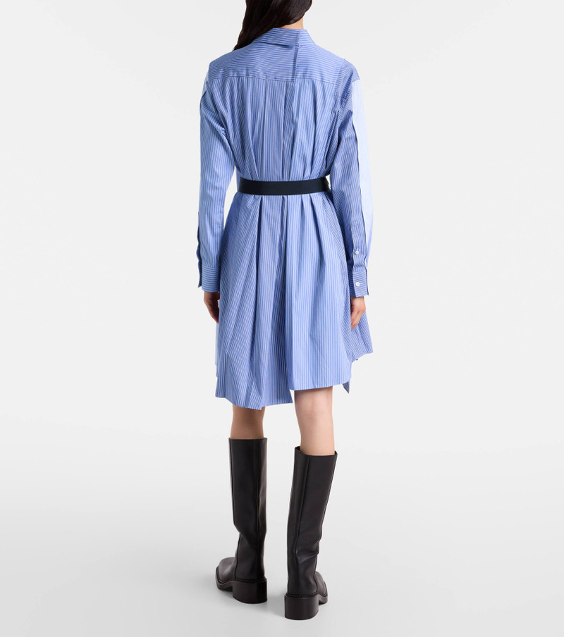 Striped cotton poplin shirt dress 3