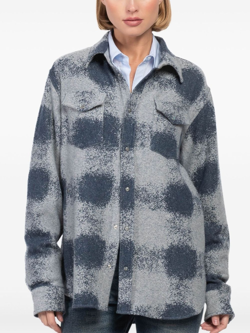 God’s True Cashmere patterned cashmere shirt outlook