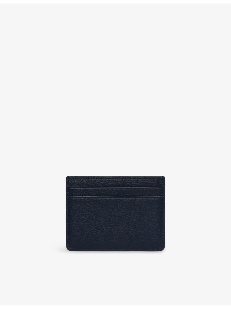 Sandro Logo-Embossed Leather Card Holder outlook