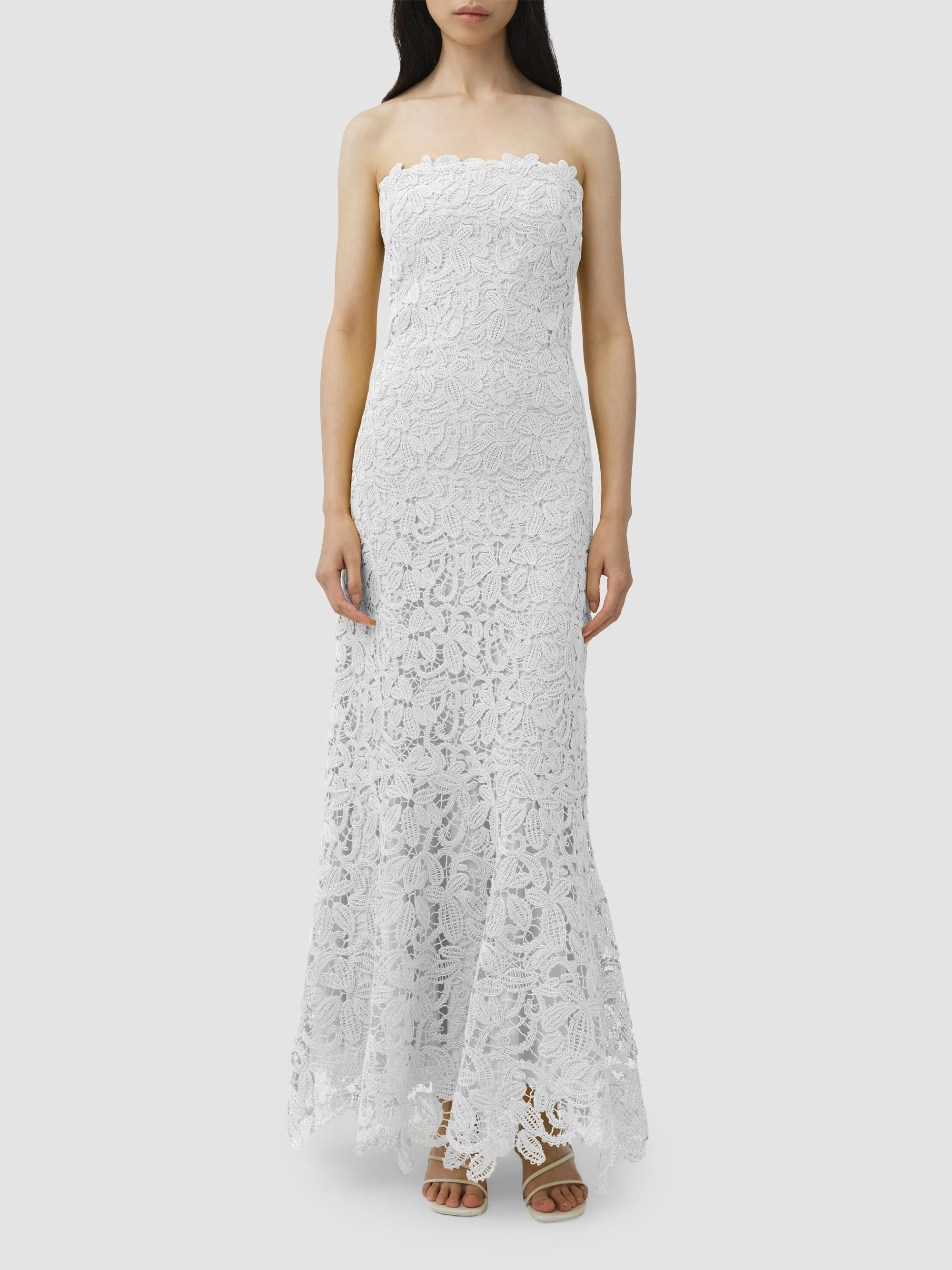 Women's Sera Bustier Maxi Dress - Ivory - 1
