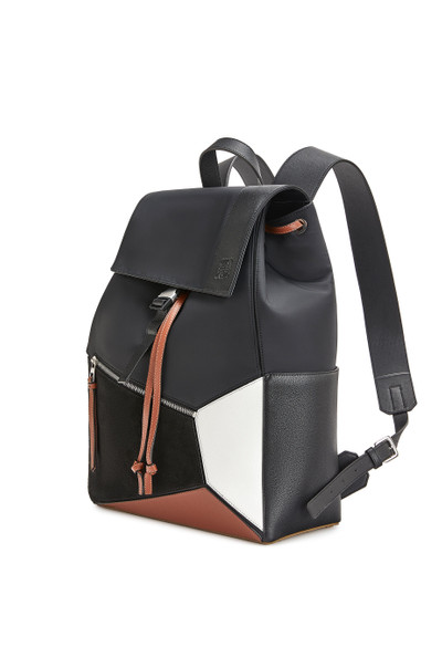 Loewe Puzzle backpack in nylon and  calfskin outlook