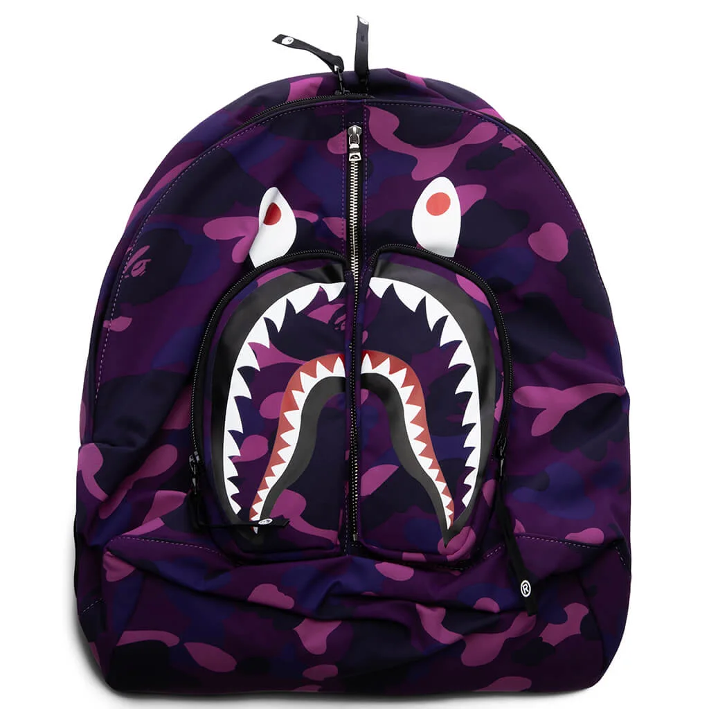 COLOR CAMO SHARK DAYPACK - PURPLE - 1