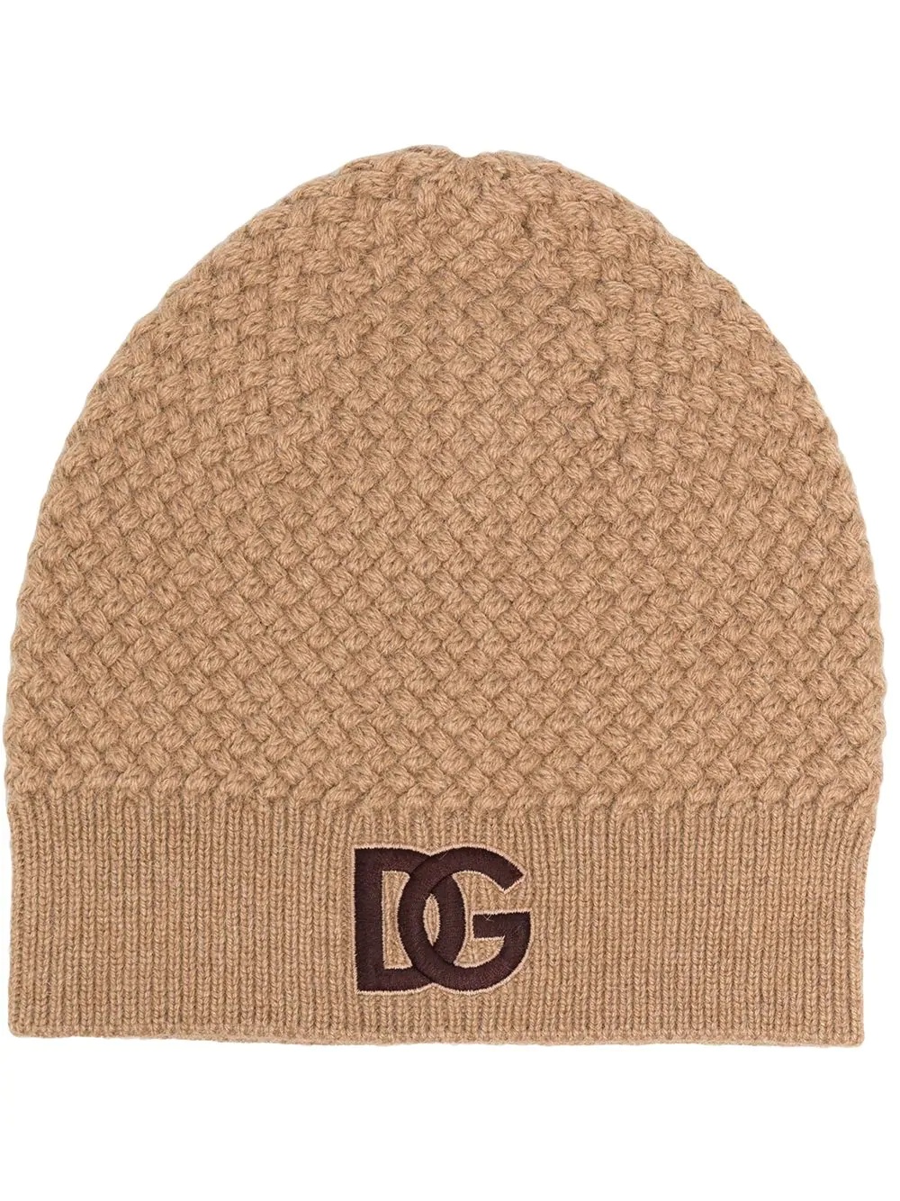 embroidered logo beanie - 1