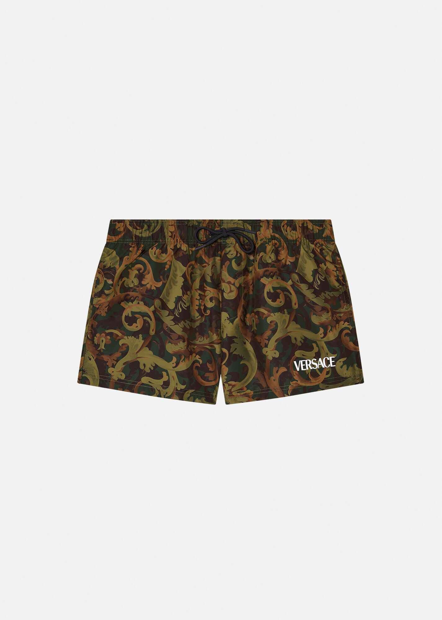 Baroccoflage Print Swim Shorts - 1