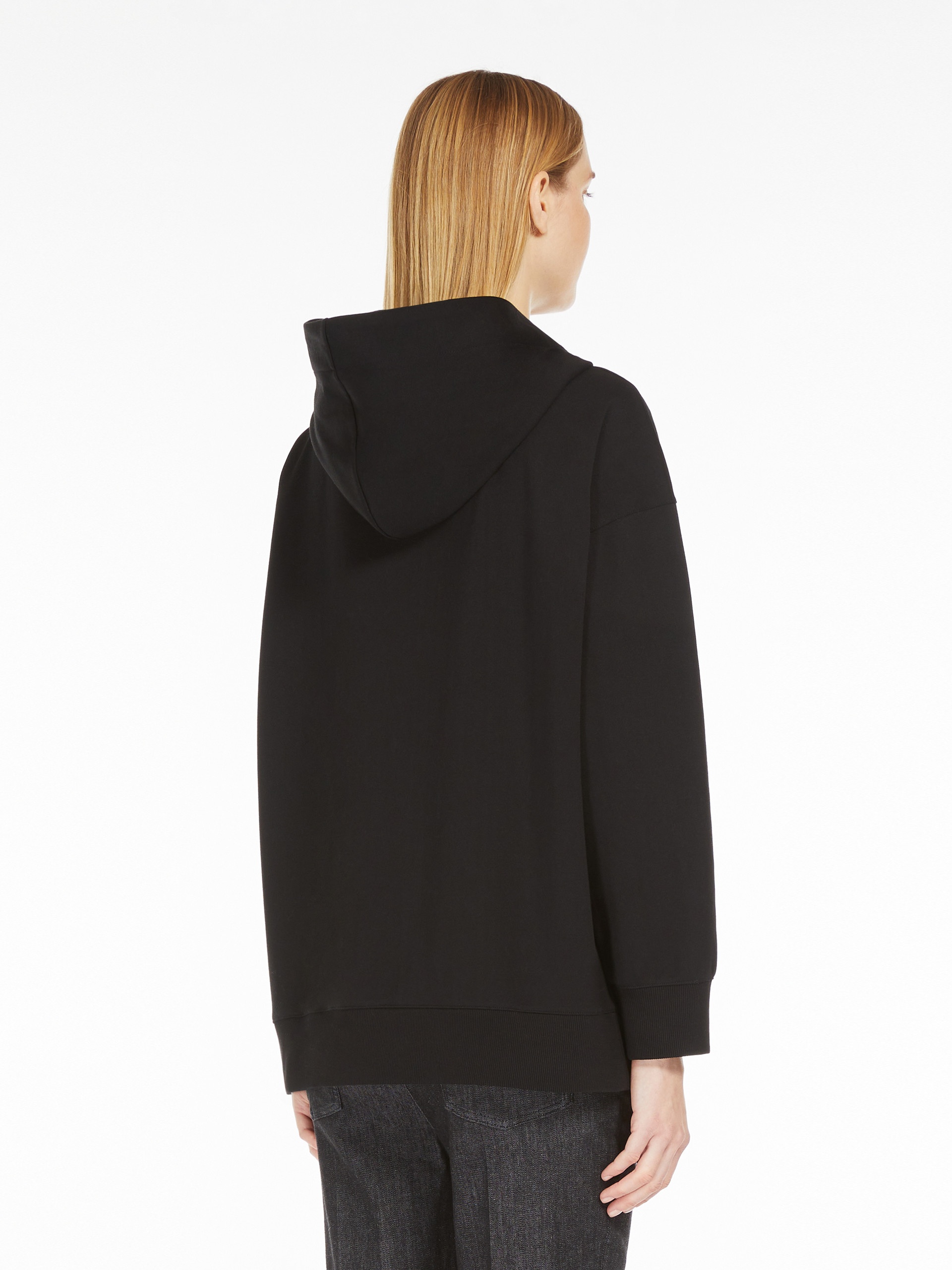 DOPPIA Zip-up cotton sweatshirt - 4