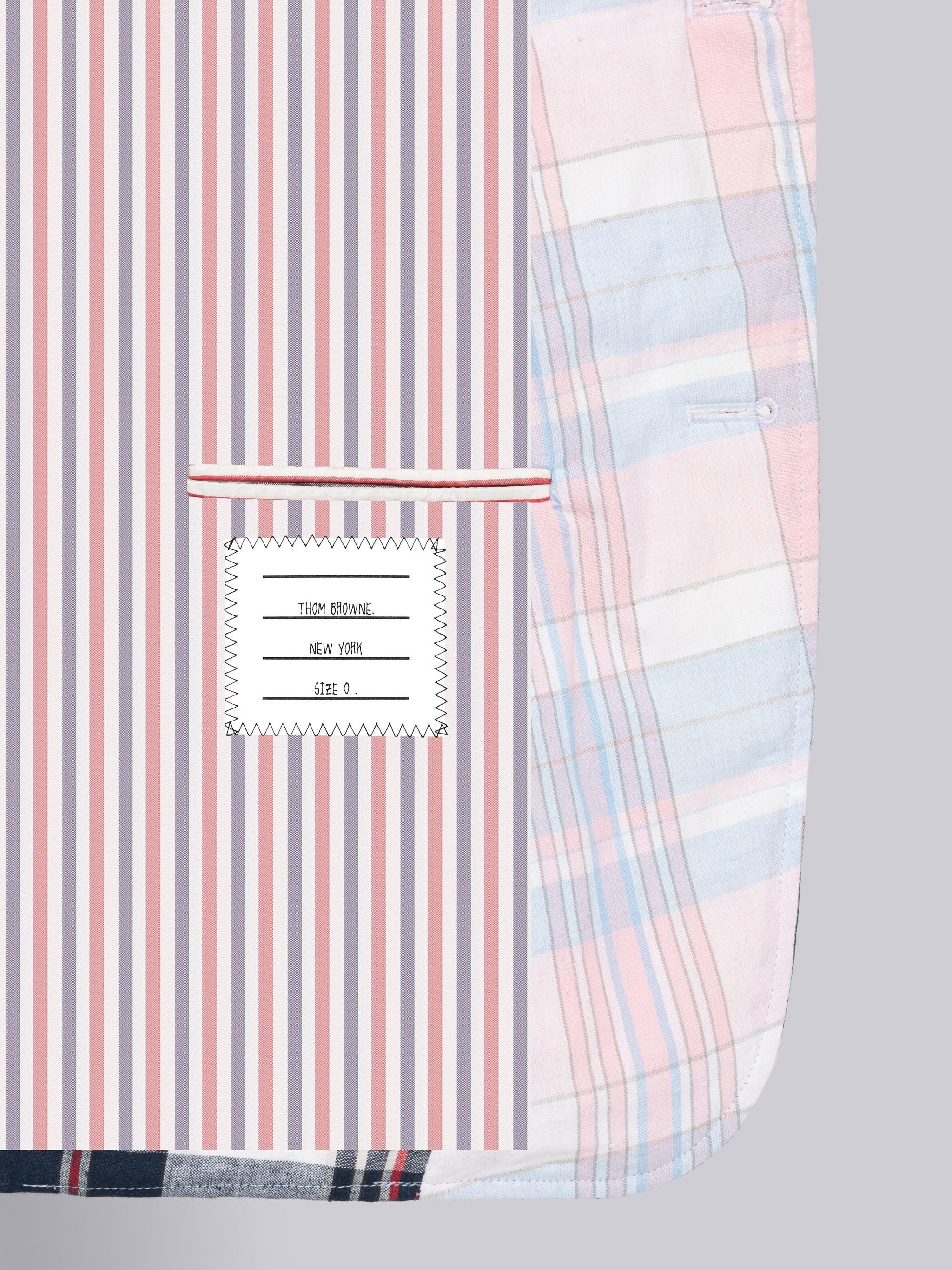 FUN-MIX MADRAS COTTON SACK SPORT COAT - 6