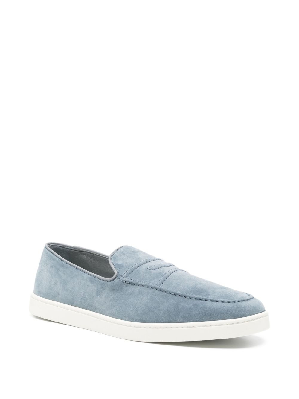 suede penny loafers - 2