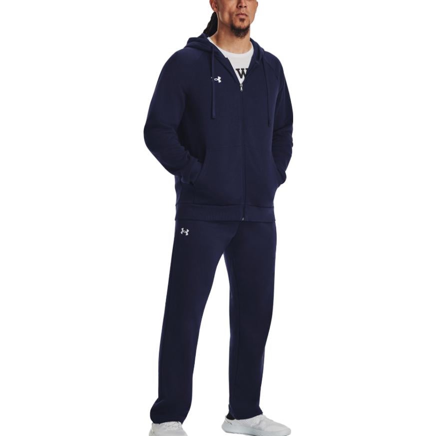 Under Armour Rival Fleece FZ Hooded Jacket 'Navy Blue' 1379767-410 - 3
