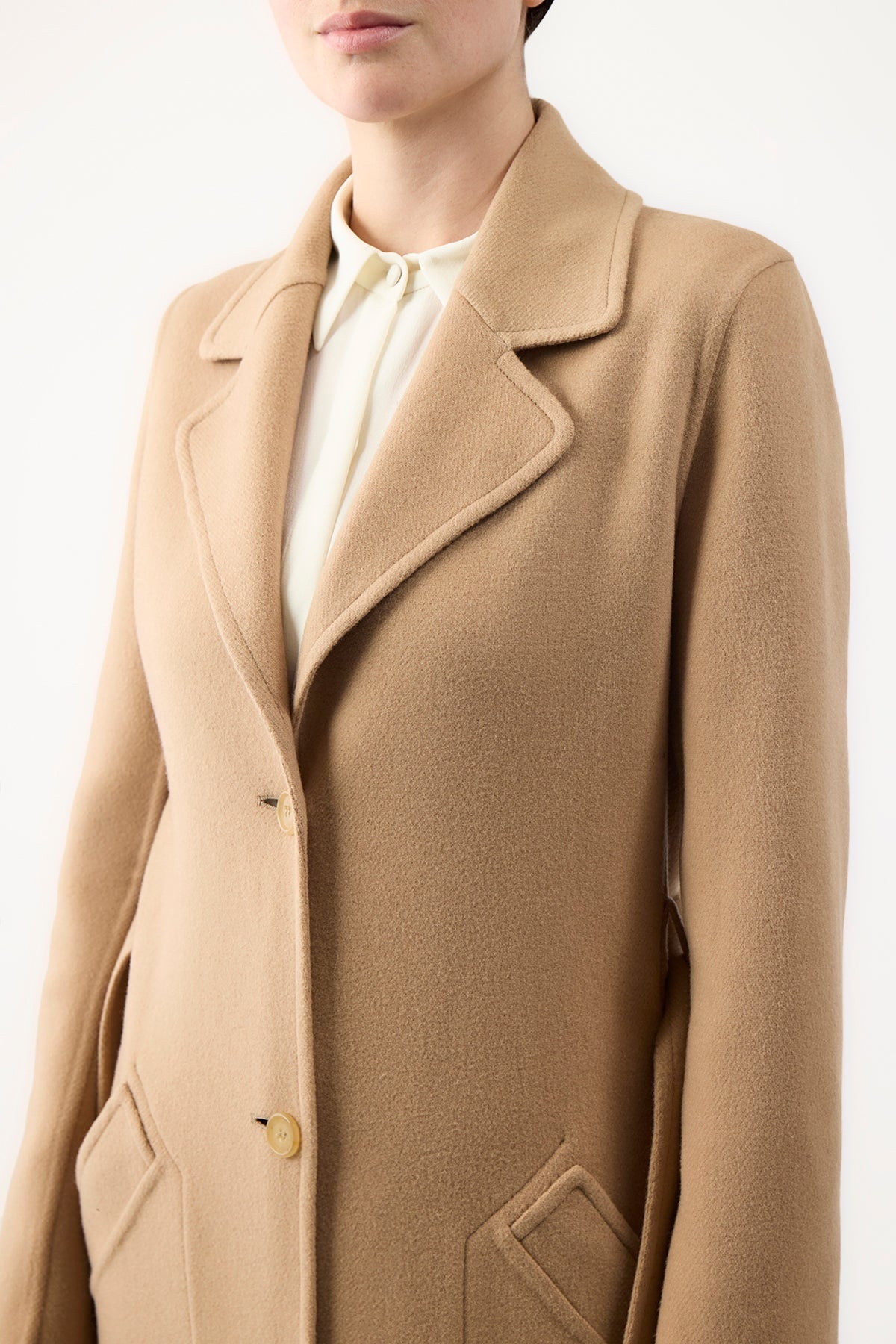 William Coat in Double-Face Recycled Cashmere - 6