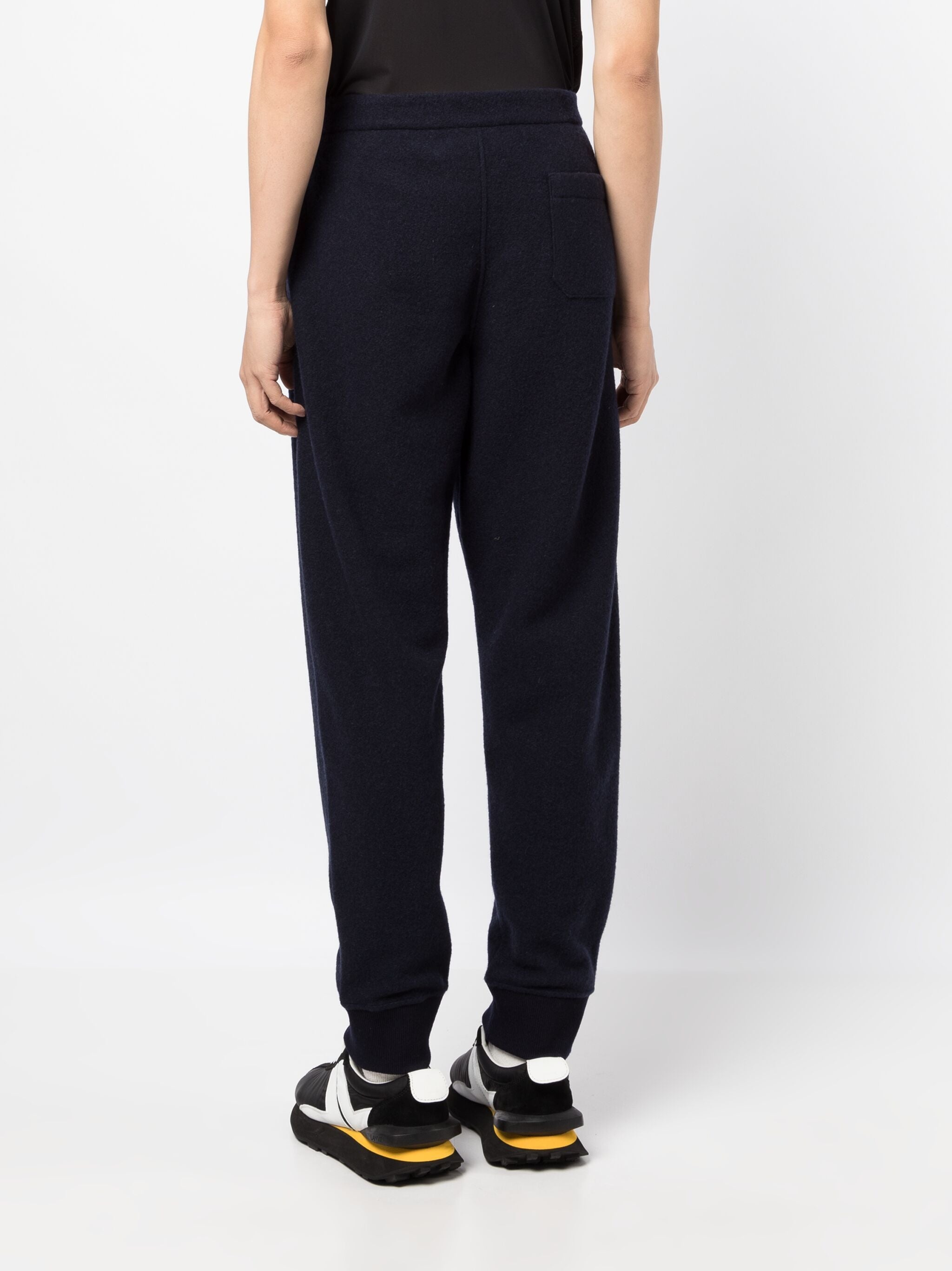 HIGH-WAIST TAPERED-LEG TROUSERS - 4