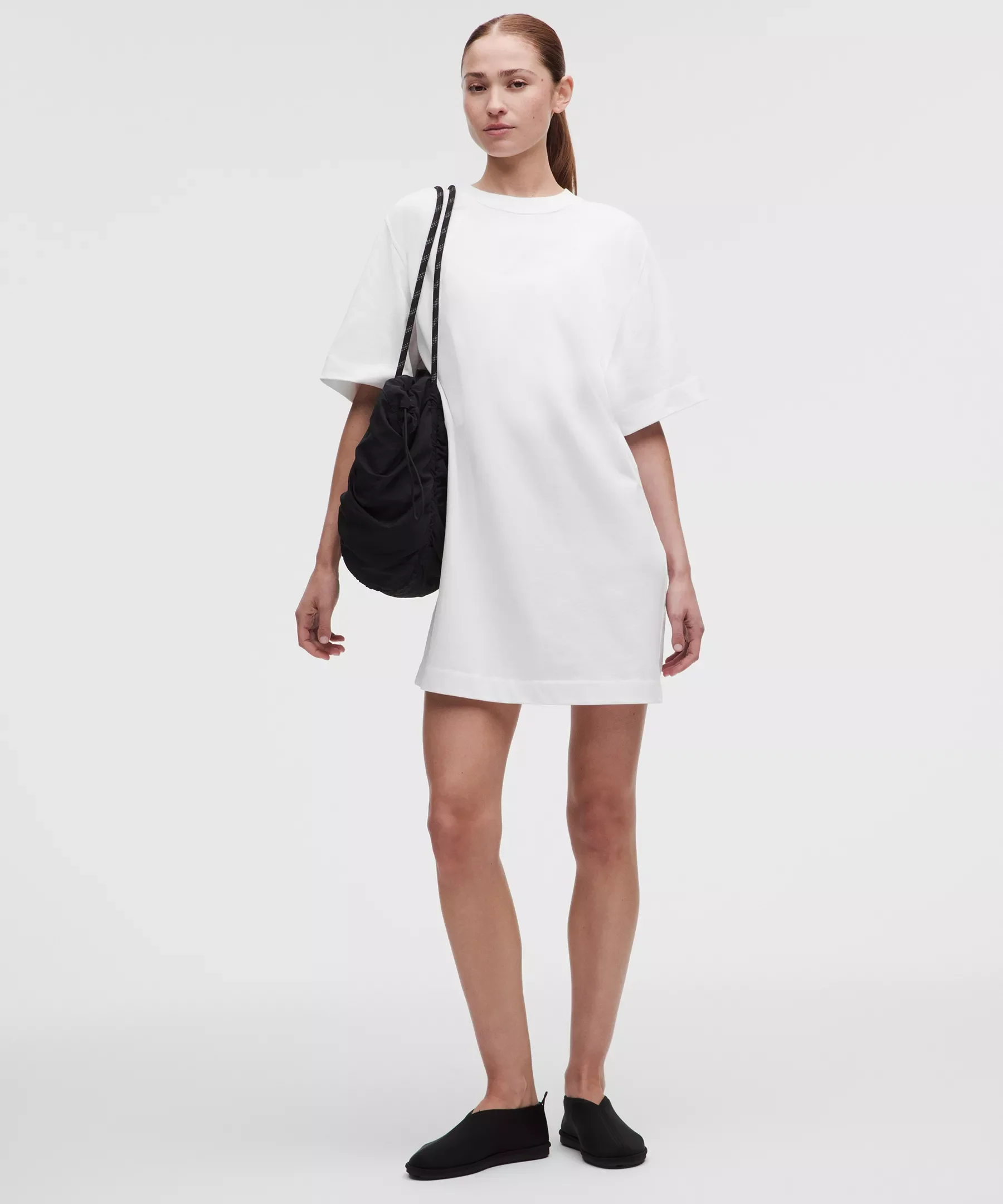 Scuba Cotton Jersey T-Shirt Dress - 1