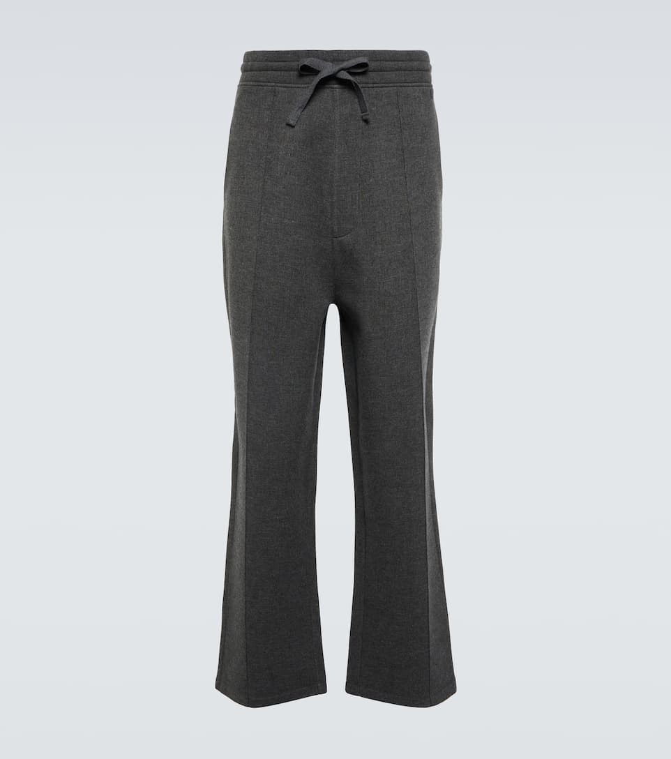 Wide-leg sweatpants - 1