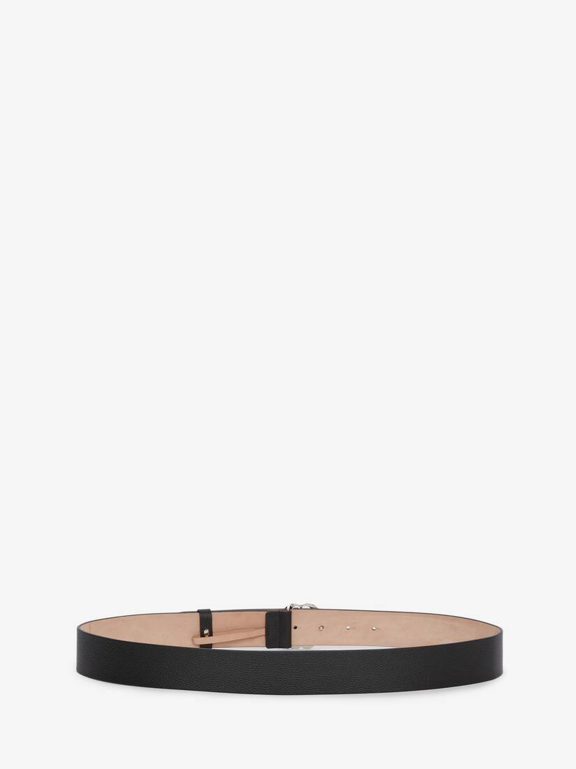 Seal Logo Belt in Black - 2