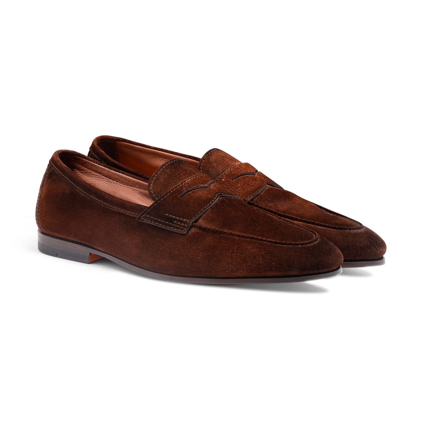 Men's dark brown suede Carlo loafer - 3