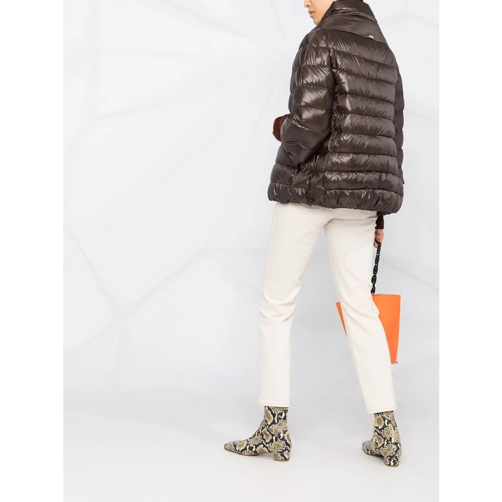 BROWN NYLON ULTRALIGHT JACKET - 6