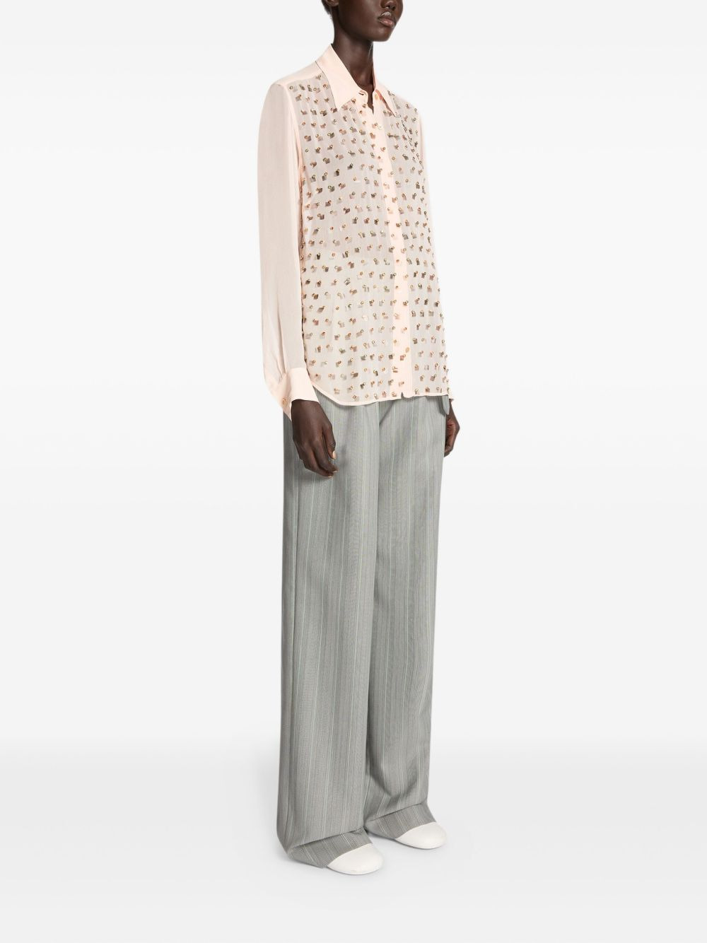 rhinestone-embellished shirt - 3