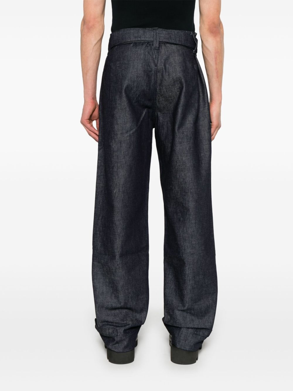 belted jeans - 4