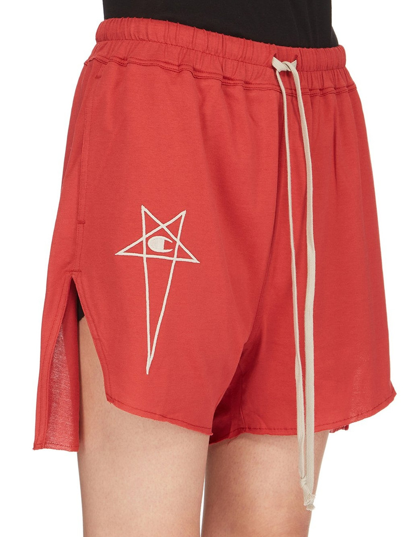 Red Champion Edition Dolphin Shorts 4