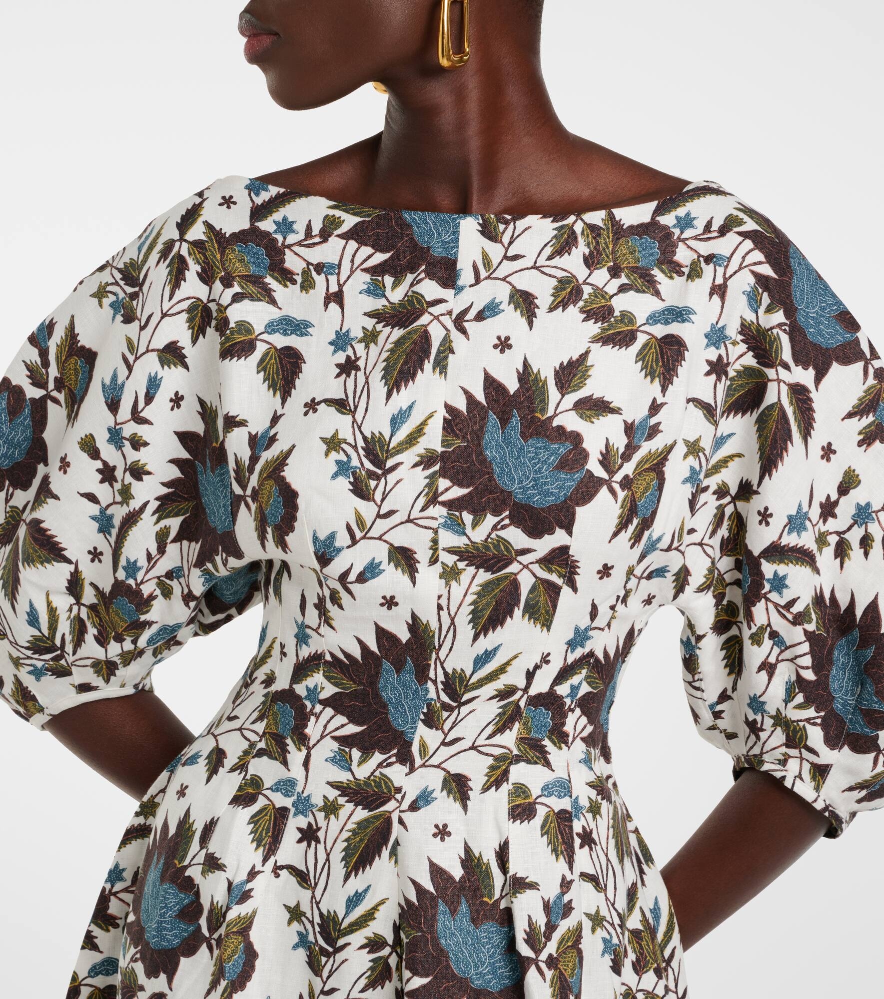 Lowen linen minidress - 4