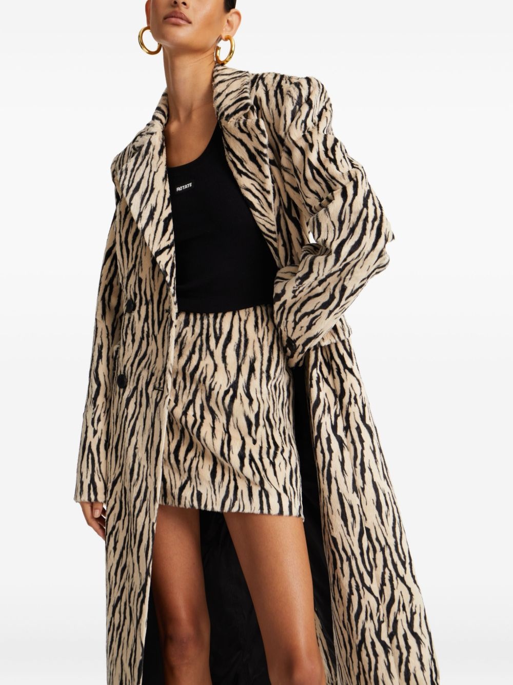 zebra print skirt - 4