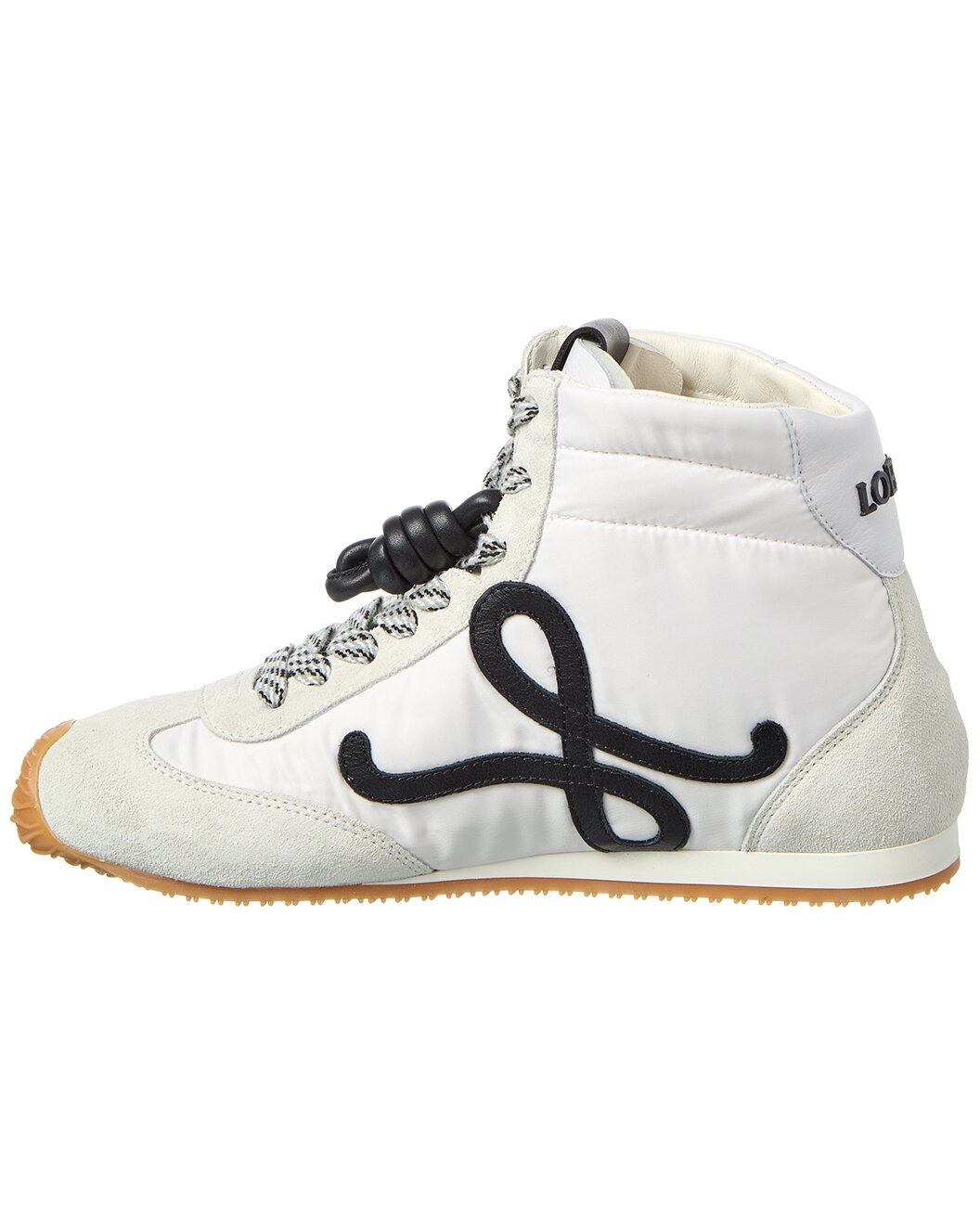 Loewe Ballet Runner 2.0 Nylon & Leather High-Top Sneaker - 2