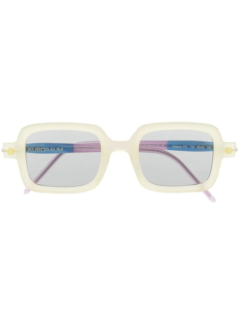 square two-tone sunglasses 1