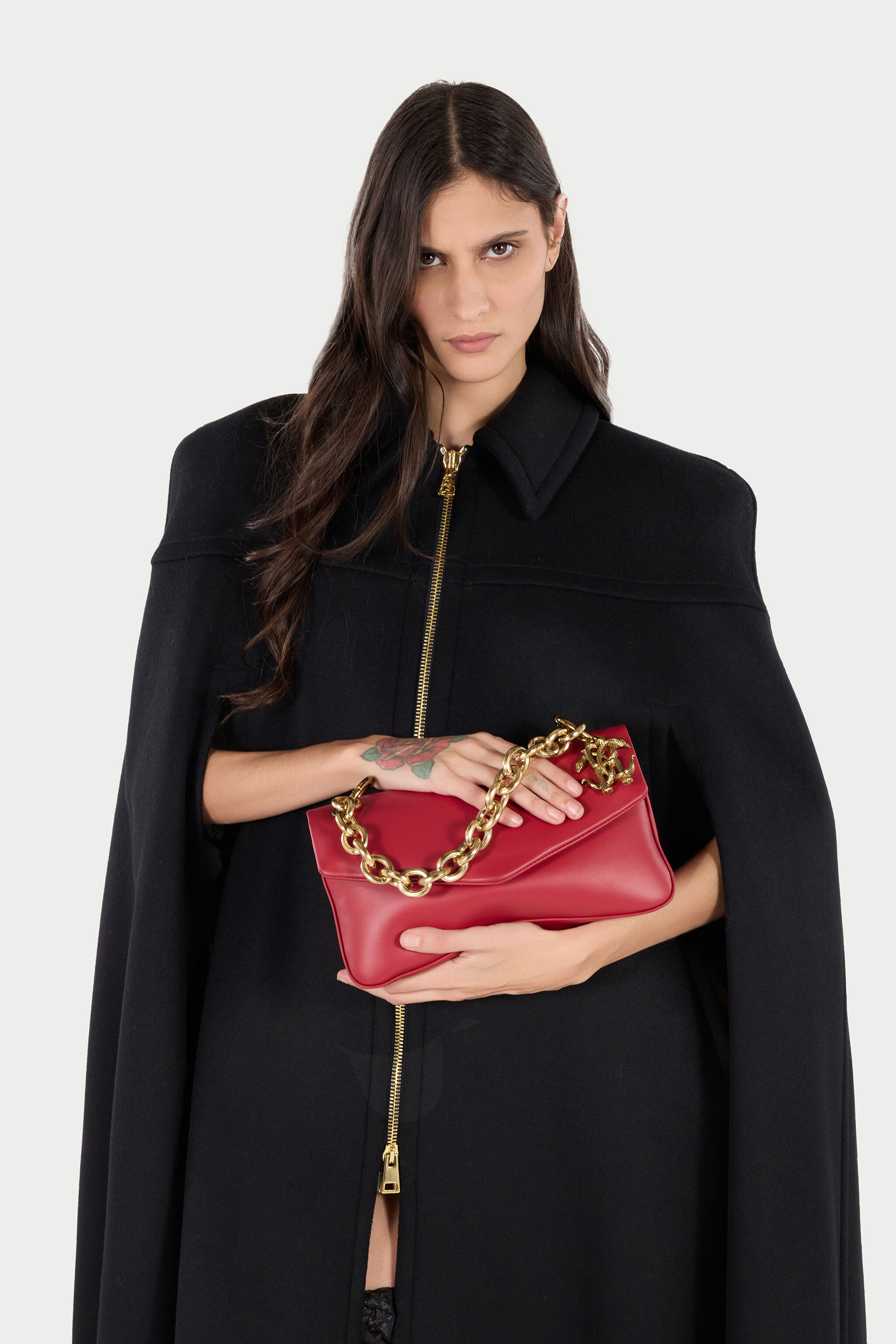 Shoulder Bag With Chain And Charm - 2
