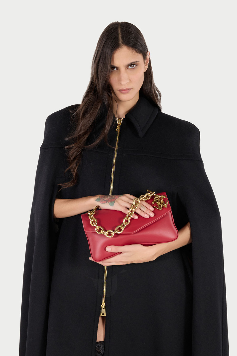 Roberto Cavalli Shoulder Bag With Chain And Charm outlook