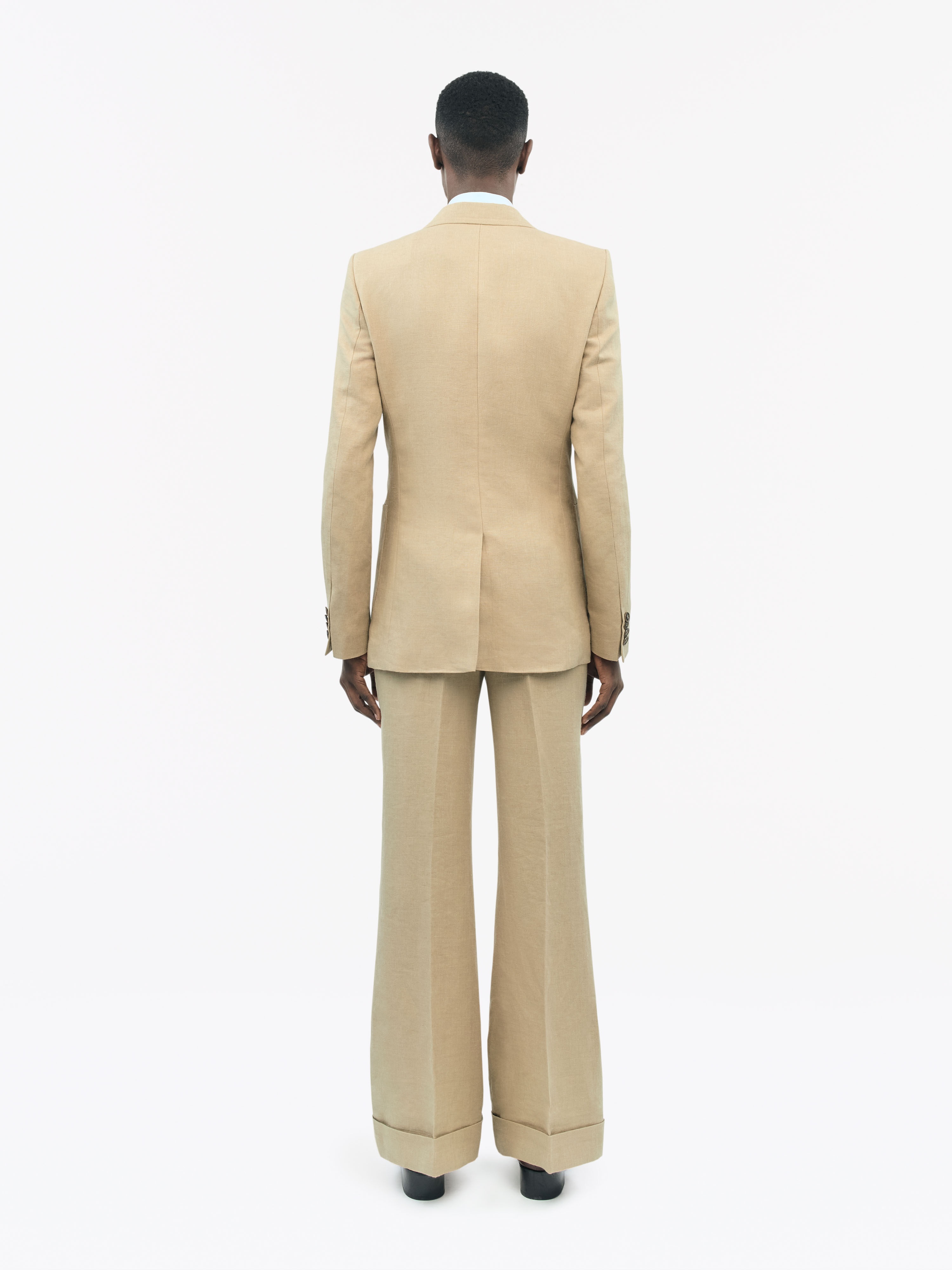Morini Regular-fit Linen Blazer - 3
