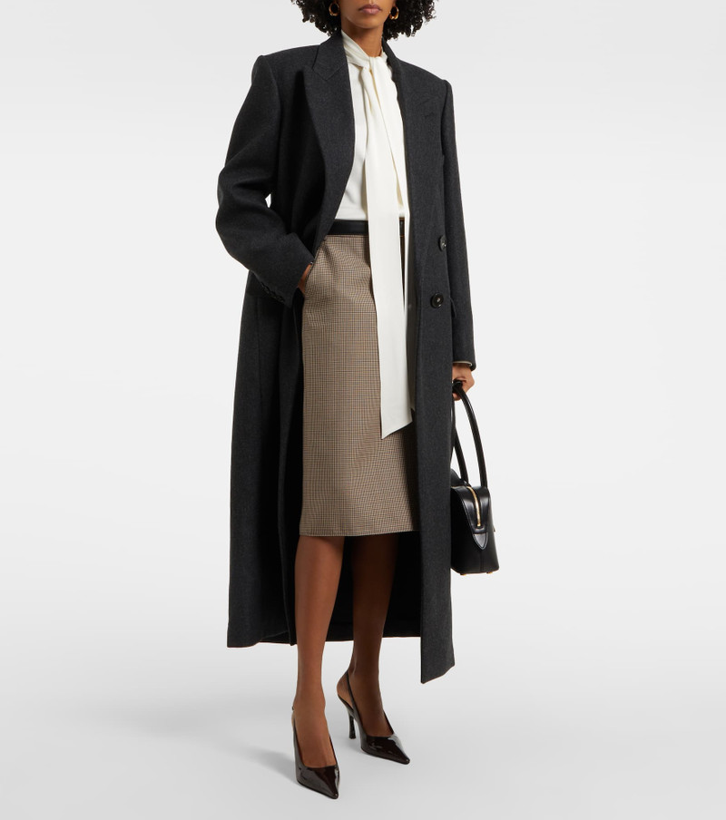 Stella McCartney Tie-neck satin blouse outlook