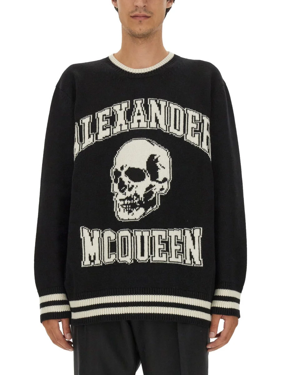 Alexander Mcqueen Men Varsity Sweater - 1