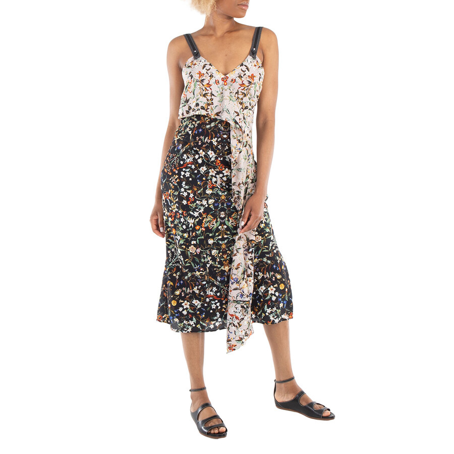Burberry Ladies Sloane Floral Print Silk Slipdress - 5