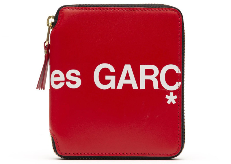 Comme Des Garçons Comme des Garcons SA2100HL Huge Logo Wallet Red outlook