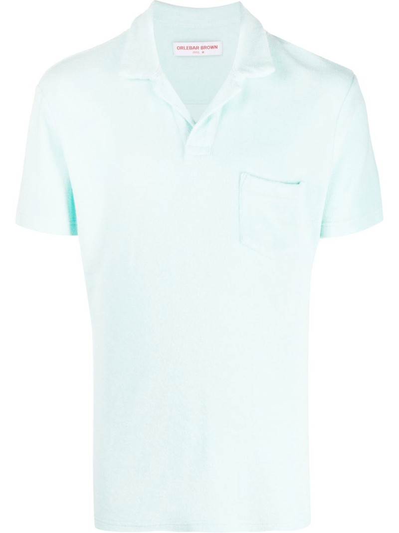 Terry short-sleeve polo shirt 1