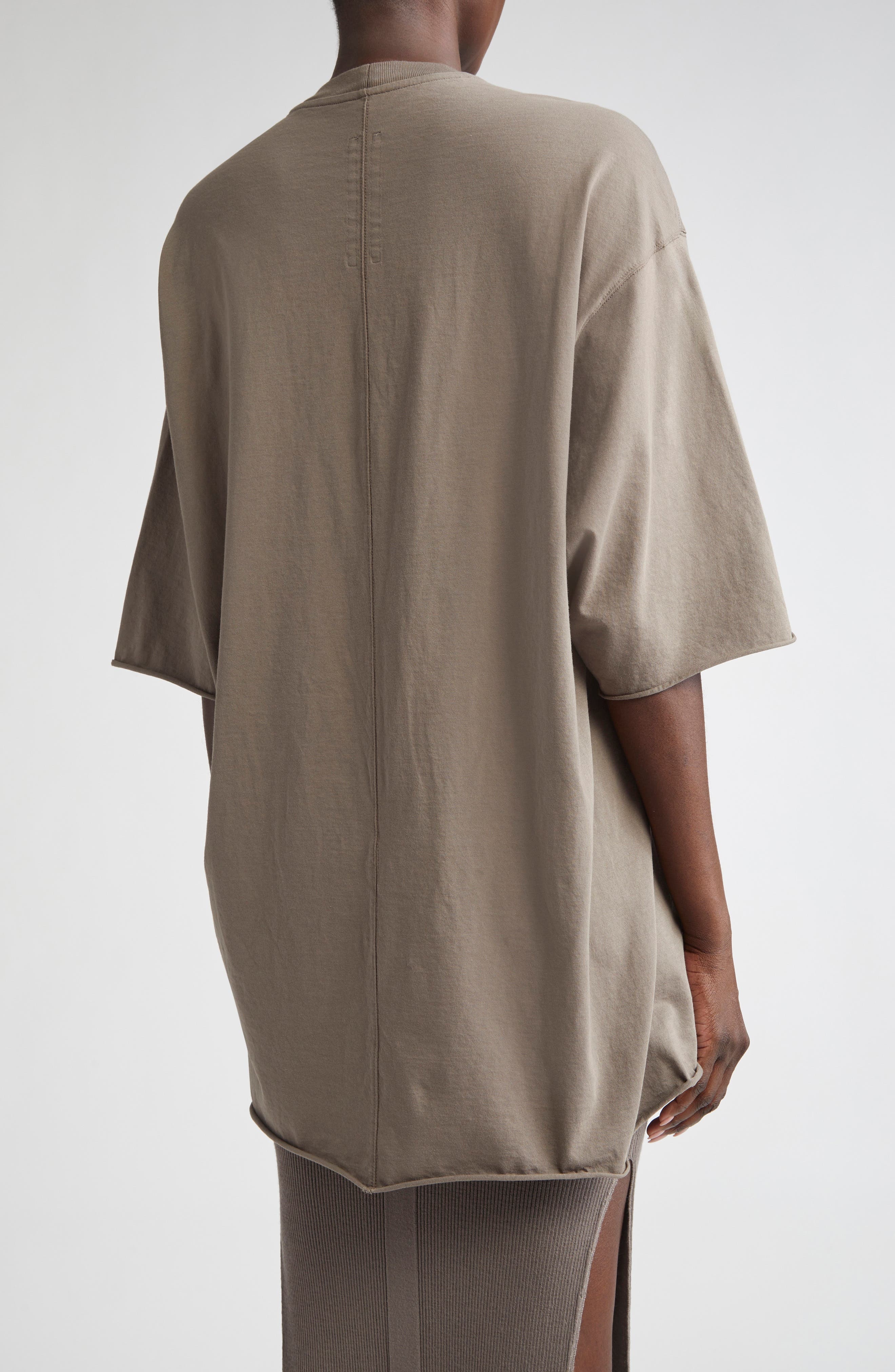 Rick Owens Jumbo Cotton Jersey T-Shirt in Dust at Nordstrom - 3
