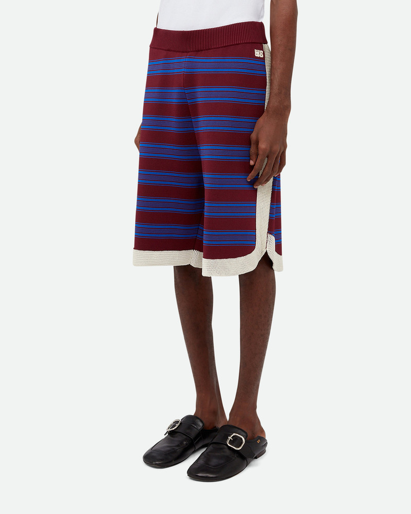 WALES BONNER Music Knit Shorts outlook