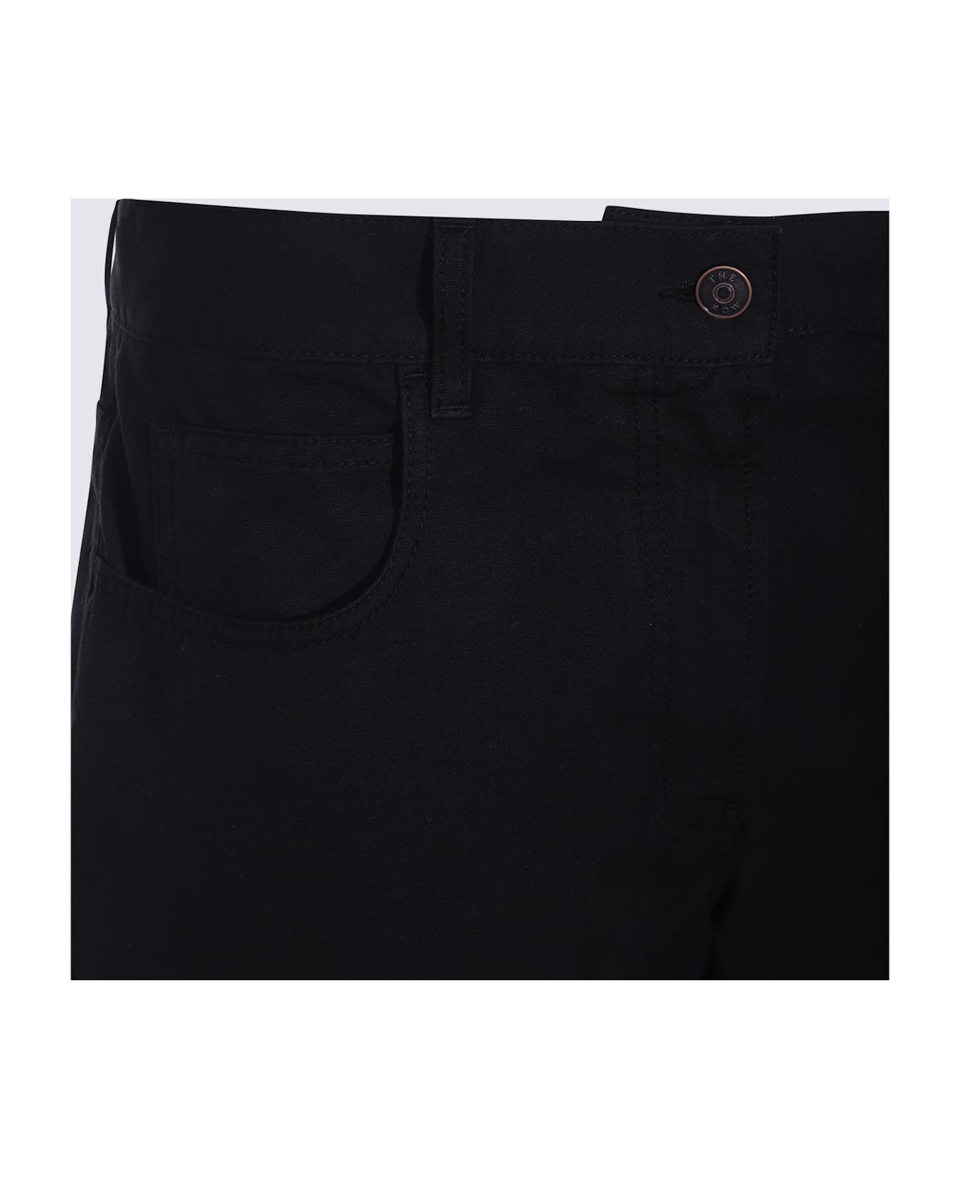 Black Cotton Landais Jeans - 3
