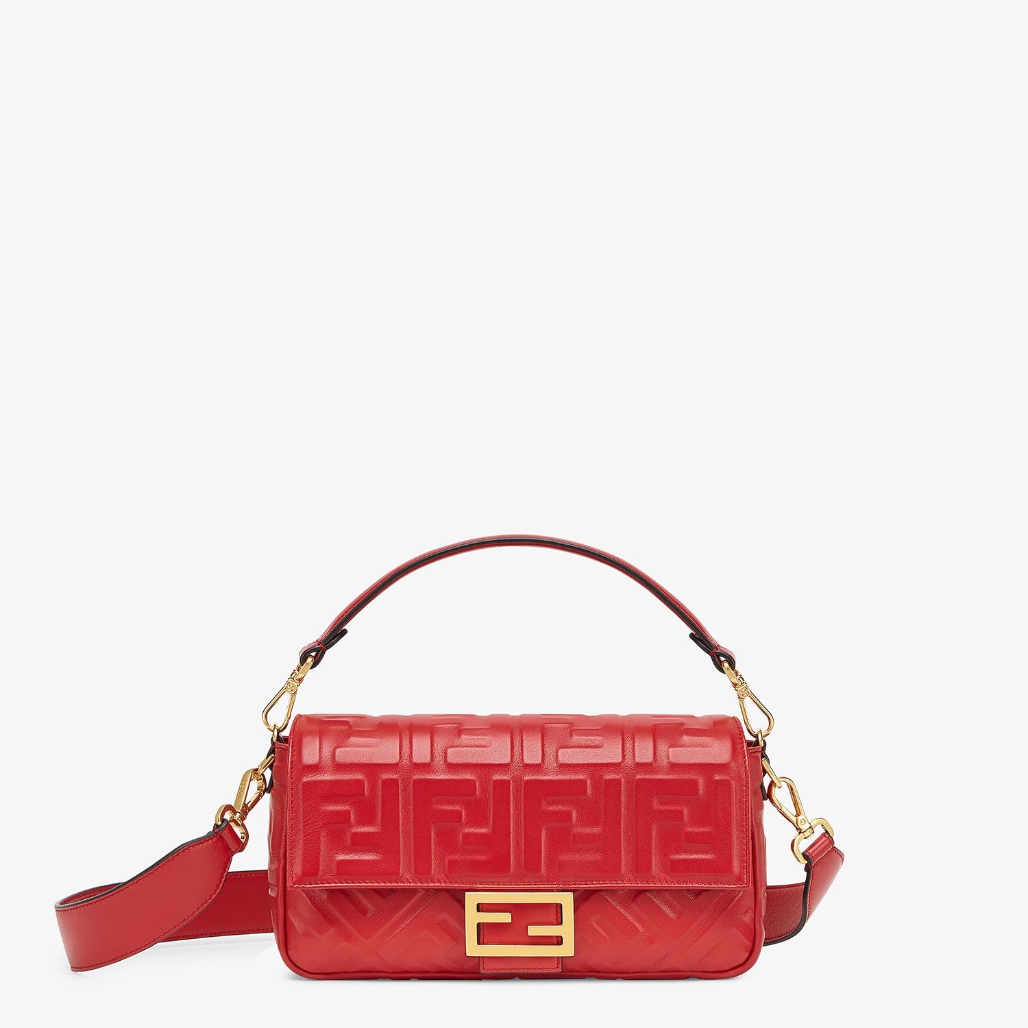 Red leather bag - 1