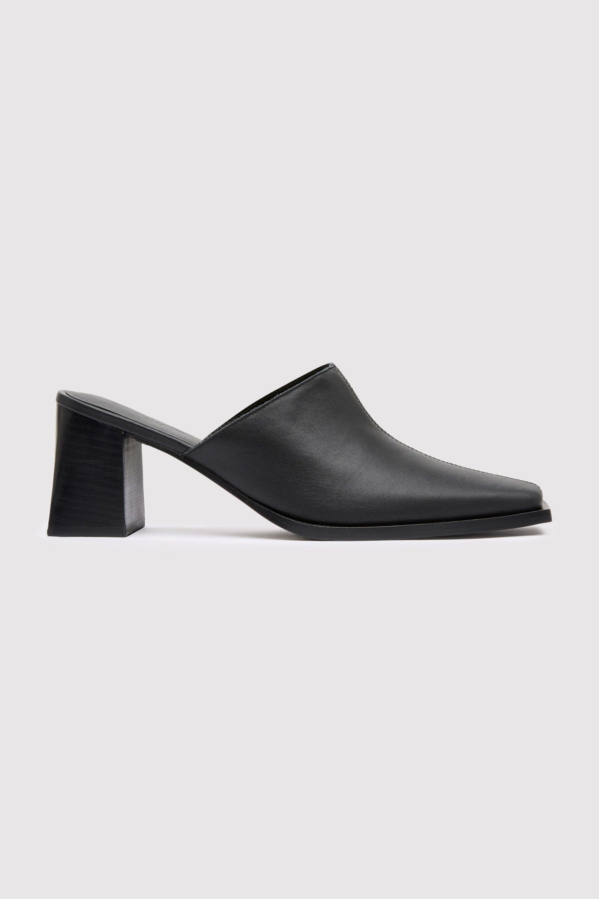 Clog Heel - Black - 4