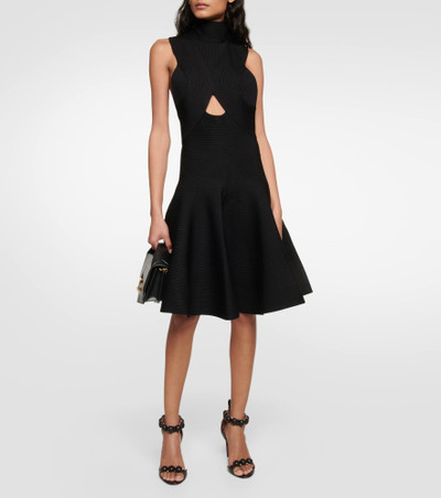 Alaïa Cutout high-neck minidress outlook