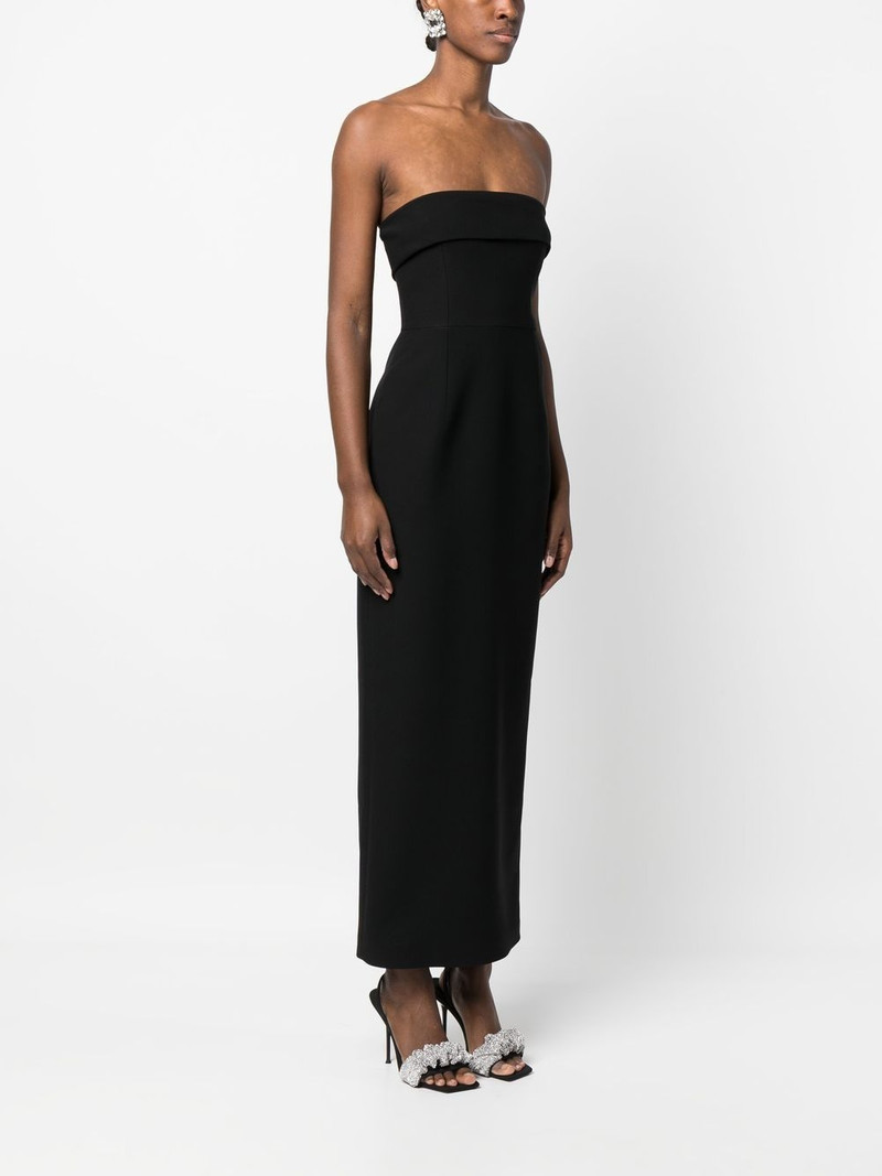 turn-up detail sleeveless long dress 3