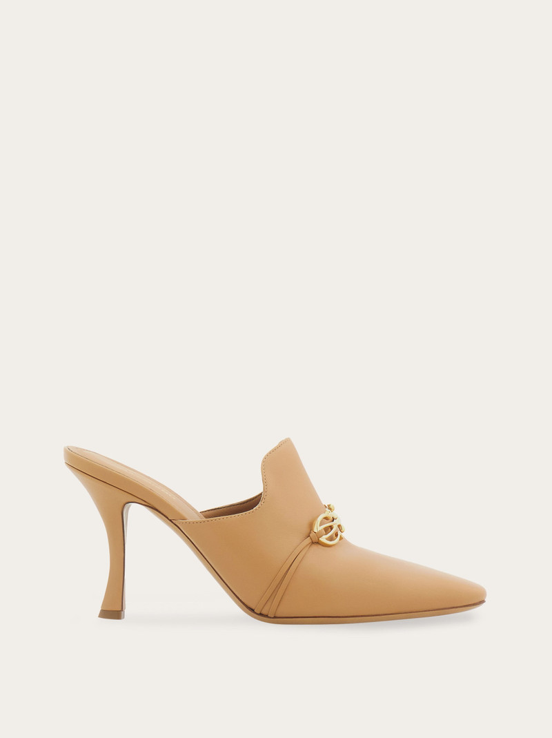 Gancini ornament mule - 1