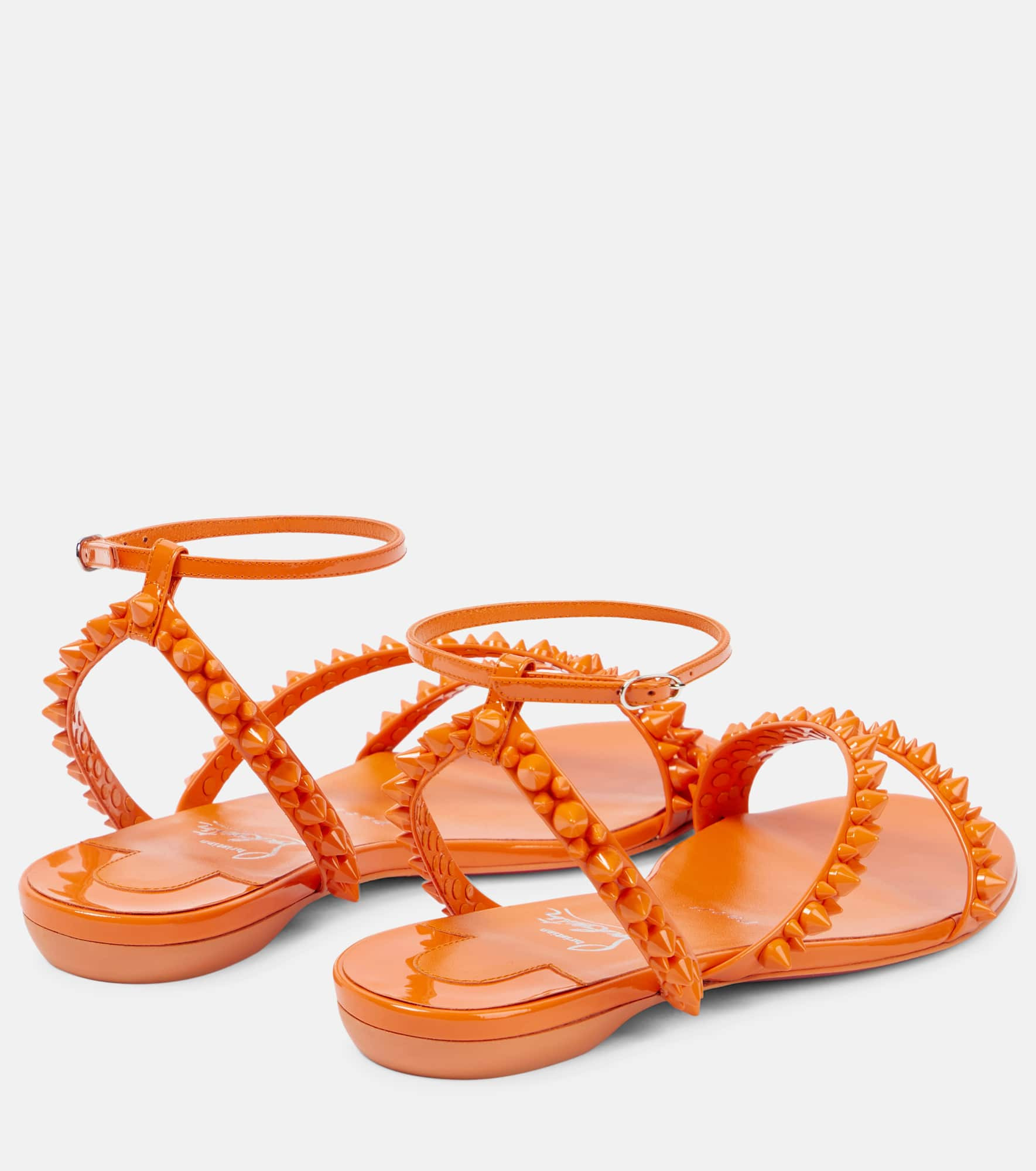 Mafaldina Spikes leather sandals - 3