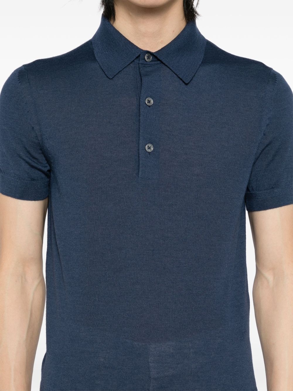 short-sleeved polo shirt - 4